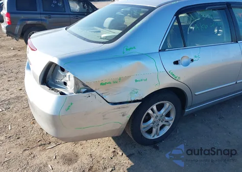 2007 Honda Accord 2.4 Se from USA, damaged, VIN JHMCM56317C006252